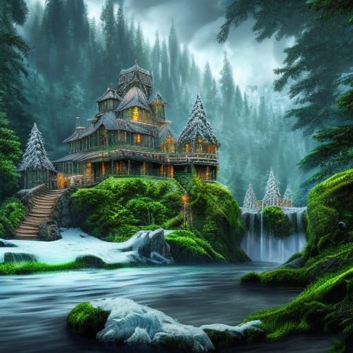 Not a castle. Just a really big house