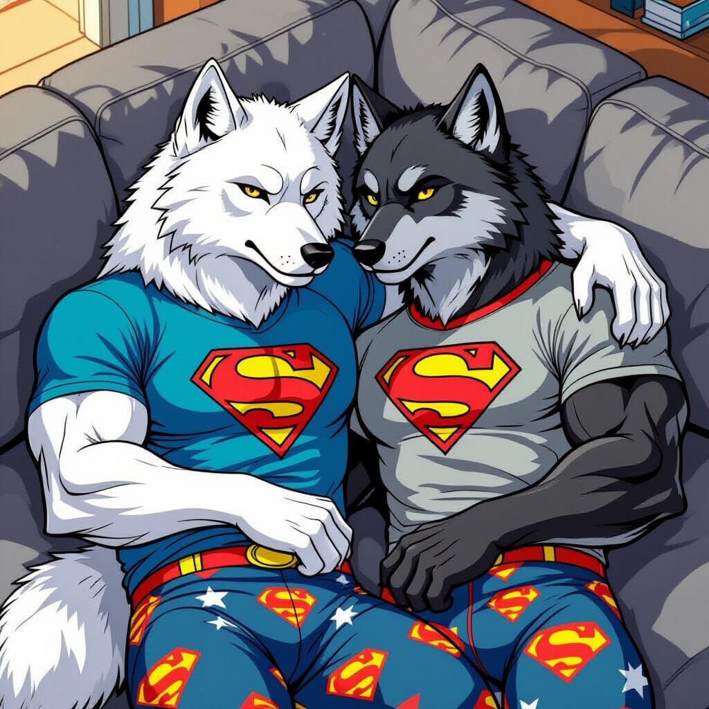 Baxter and Damian (Comic Version)
