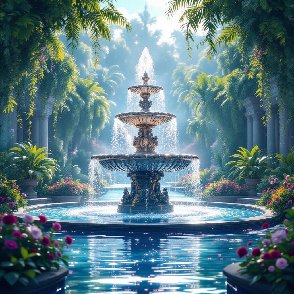 Fountain  by @Hani