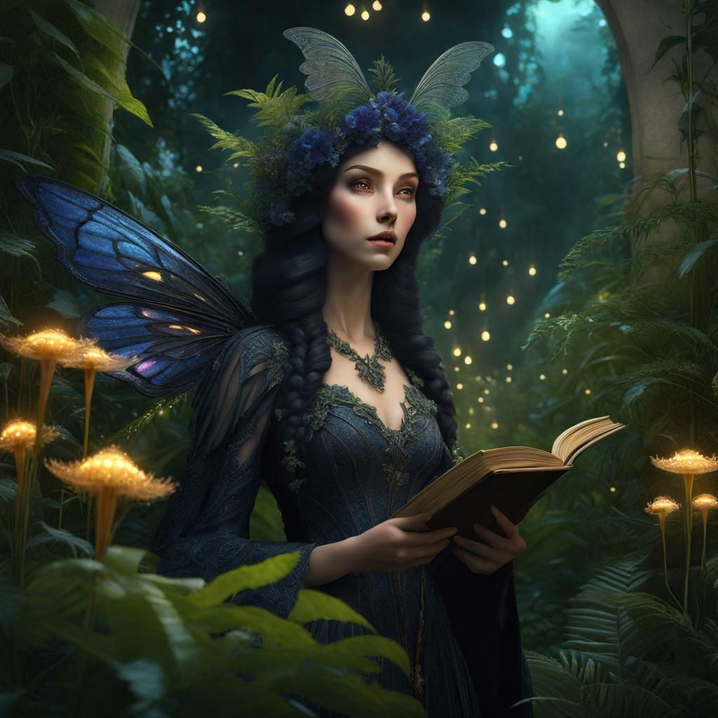 Fairy with Spellbook