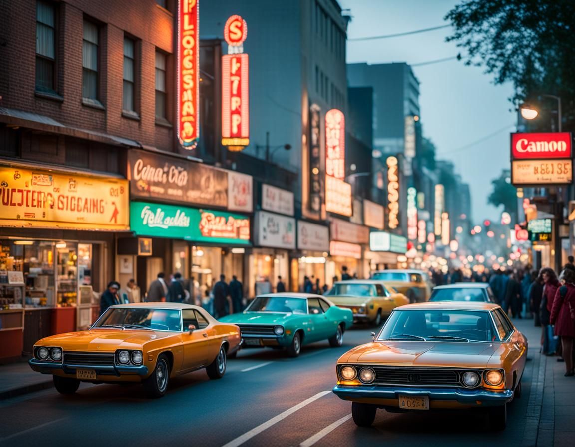 70's street scene