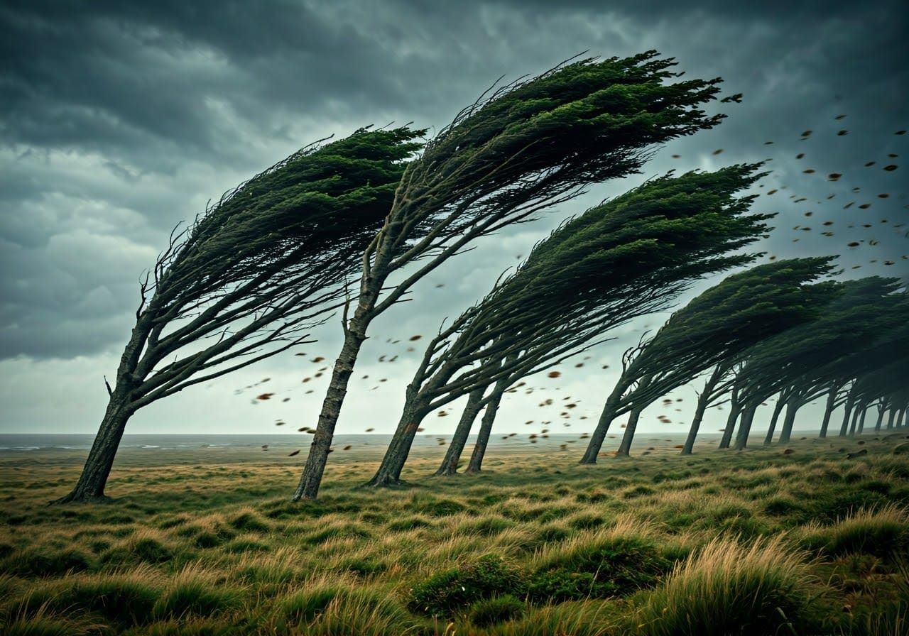 A Windy Day  by @Mizu