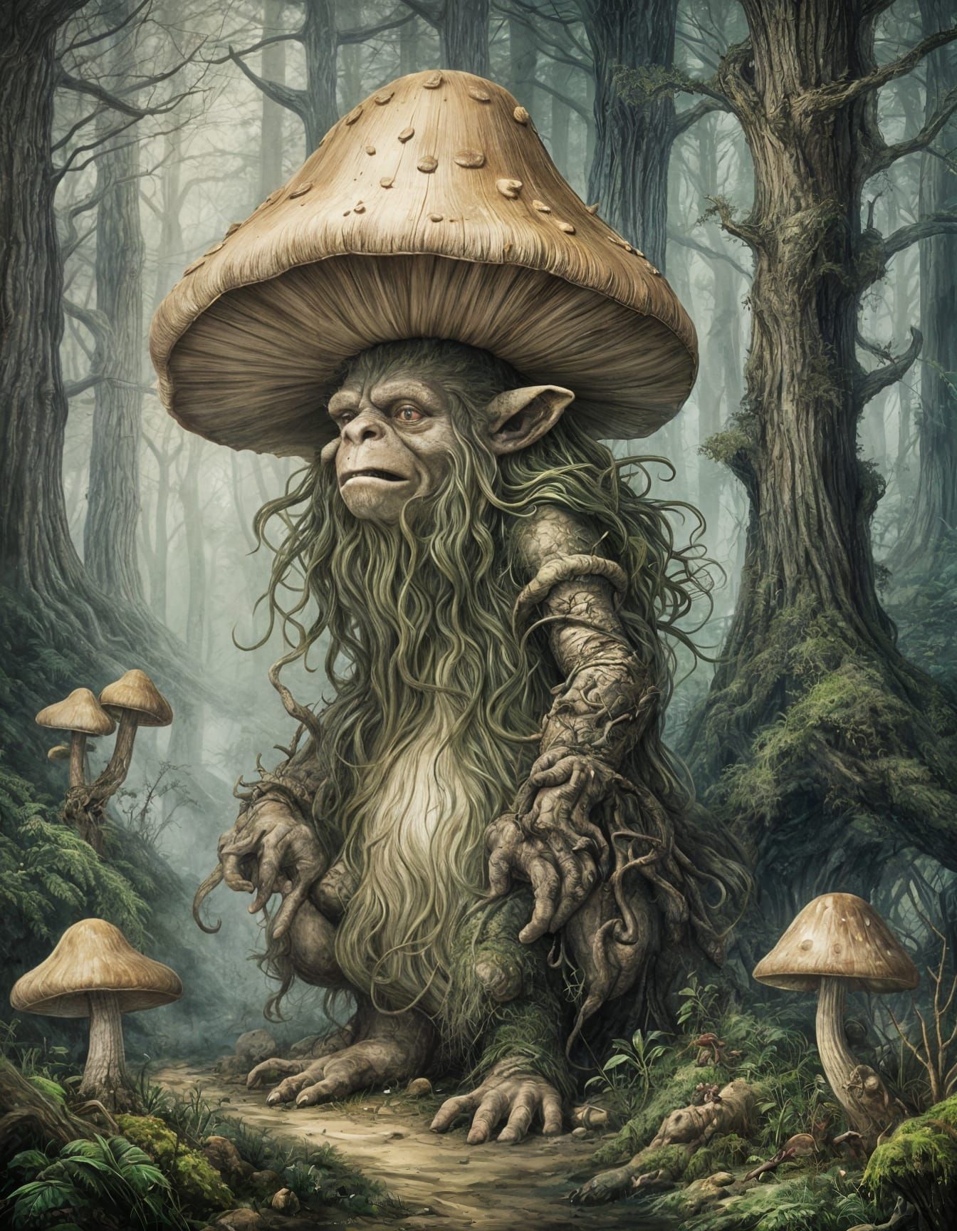 An old troll  by @cespra