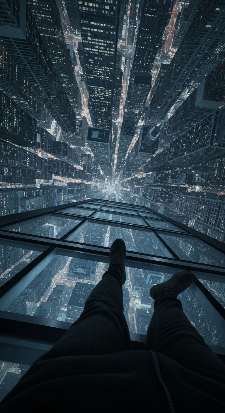 Don't look down  by @AdvanceBegginerAIGenerator