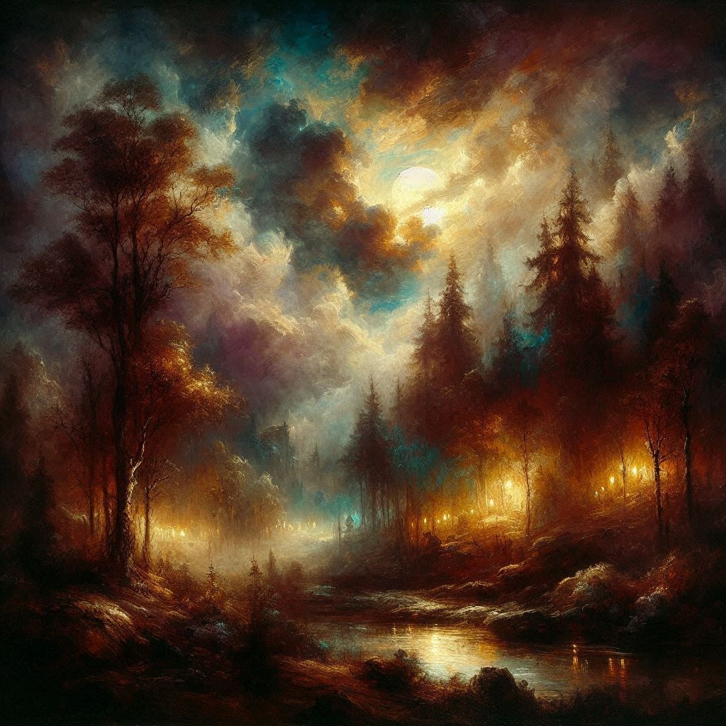 Someone forgot to put out the fire in the forest :(