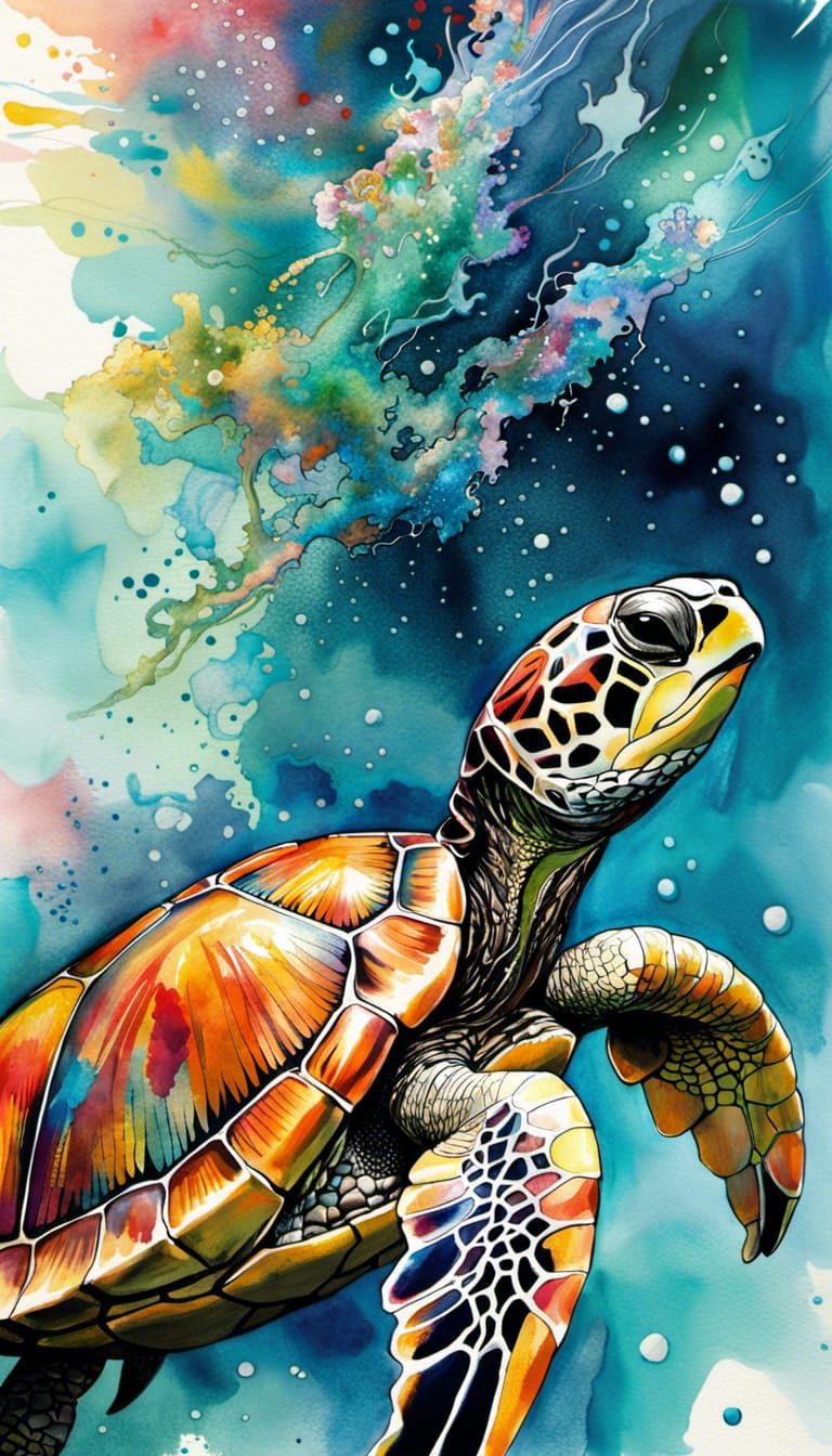 Turtle SDXL 1 - AI Generated Artwork - NightCafe Creator