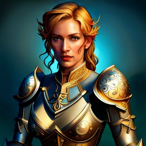 Medieval lady knight