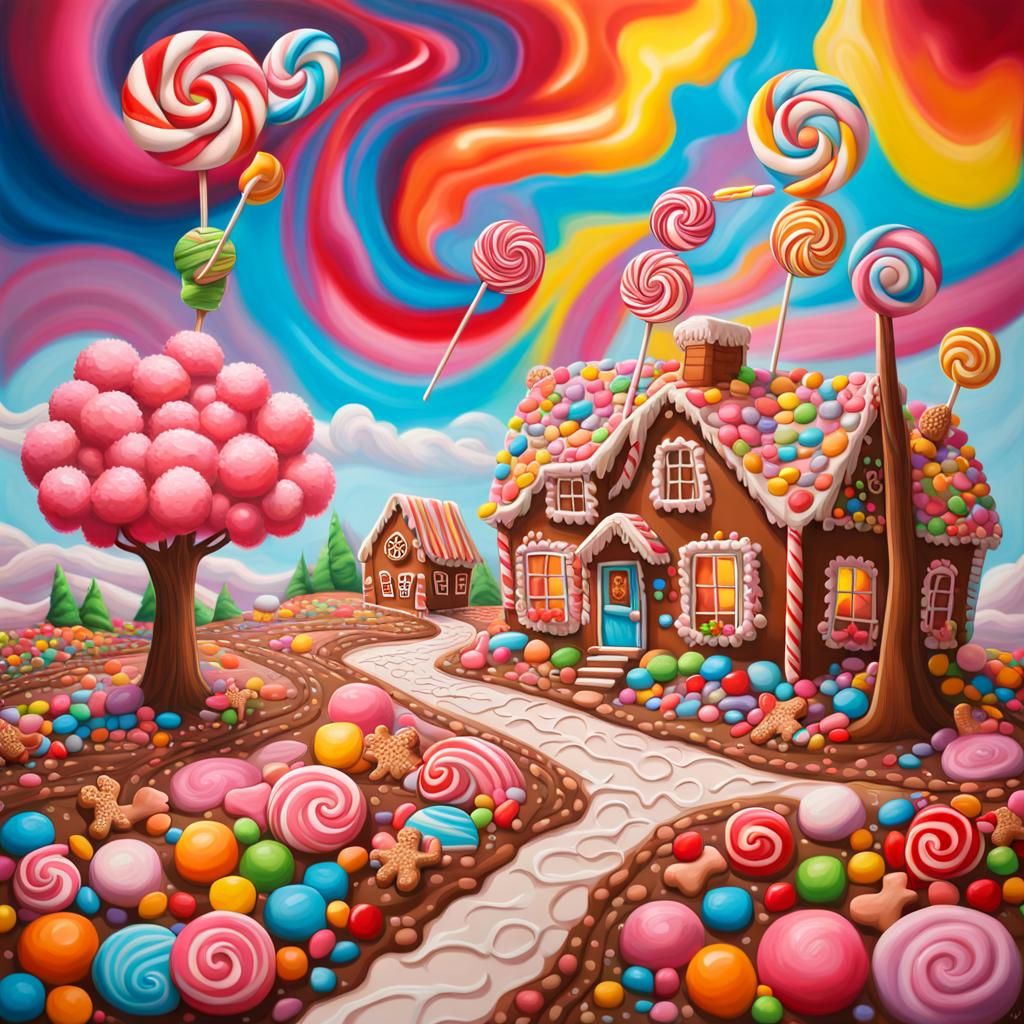 Au pays des bonbons.  by @Eric