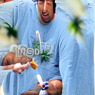 Adam Sandler smoking weed