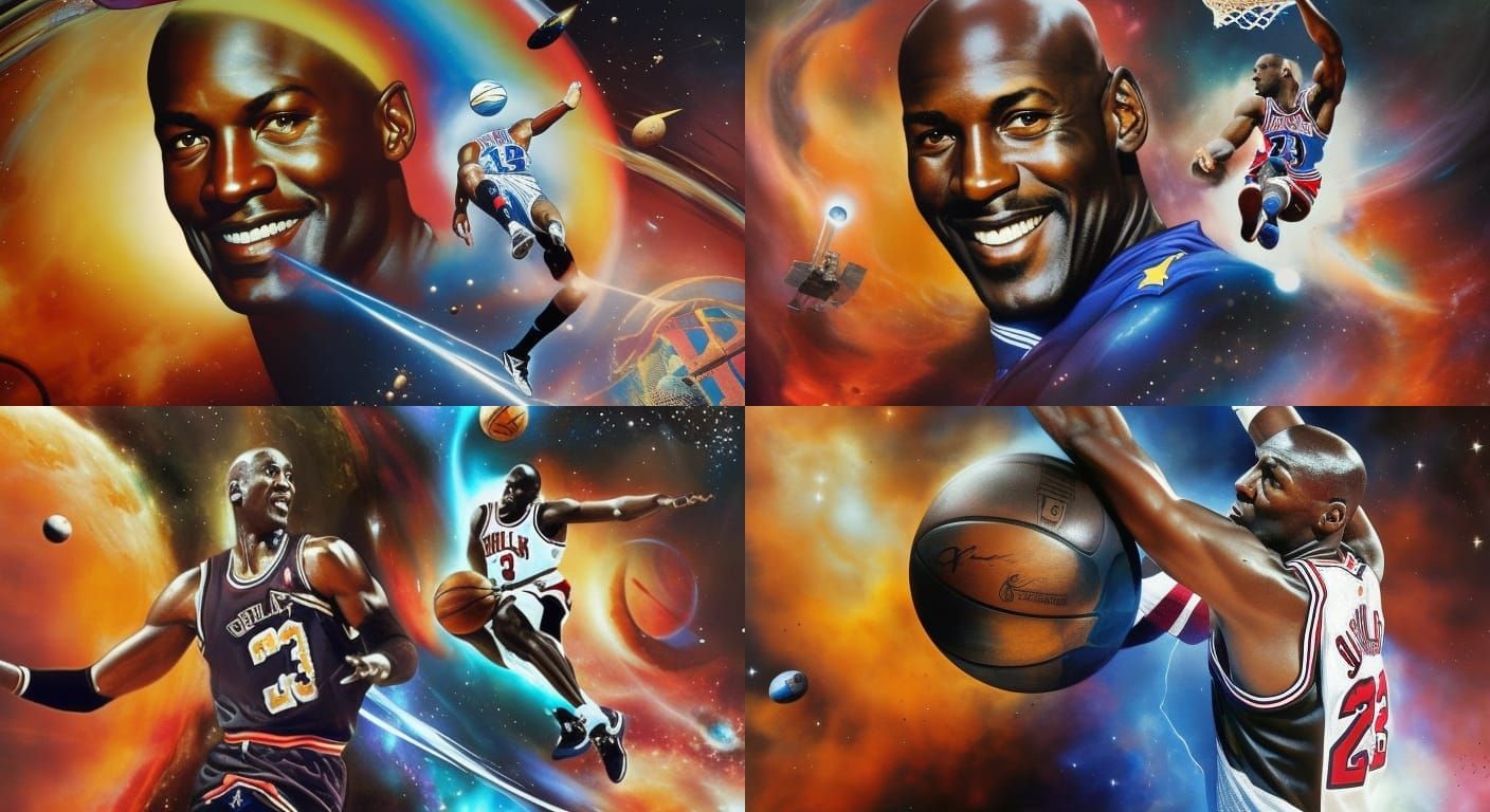 Michael Jordan, First Spaceman on the Basketball Court