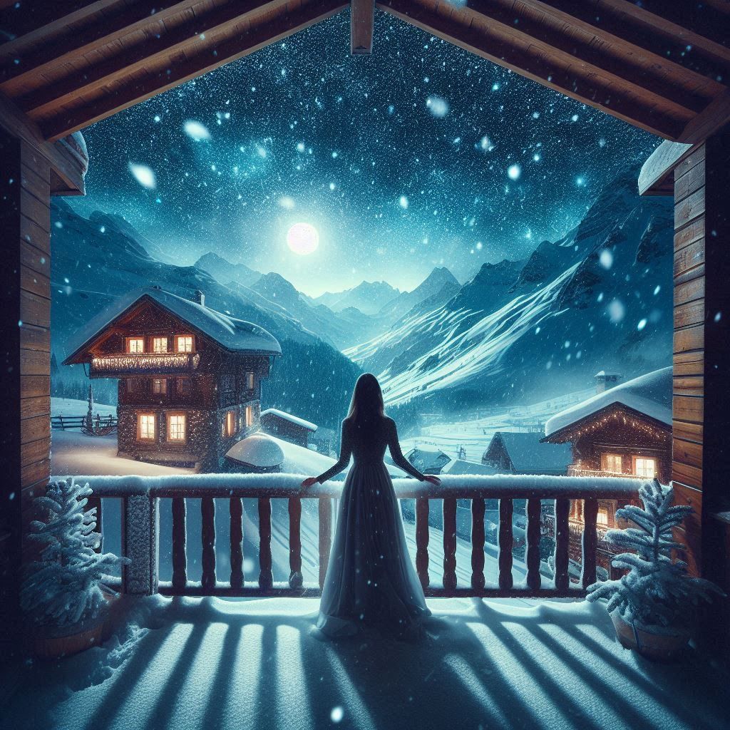 view from the balcony