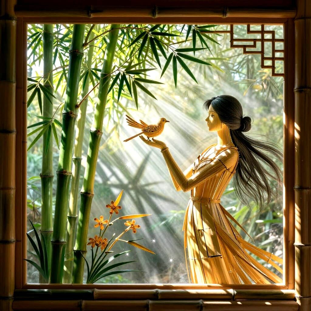 Song of the Bamboo Zen🎋🎍  by @Lina Poe