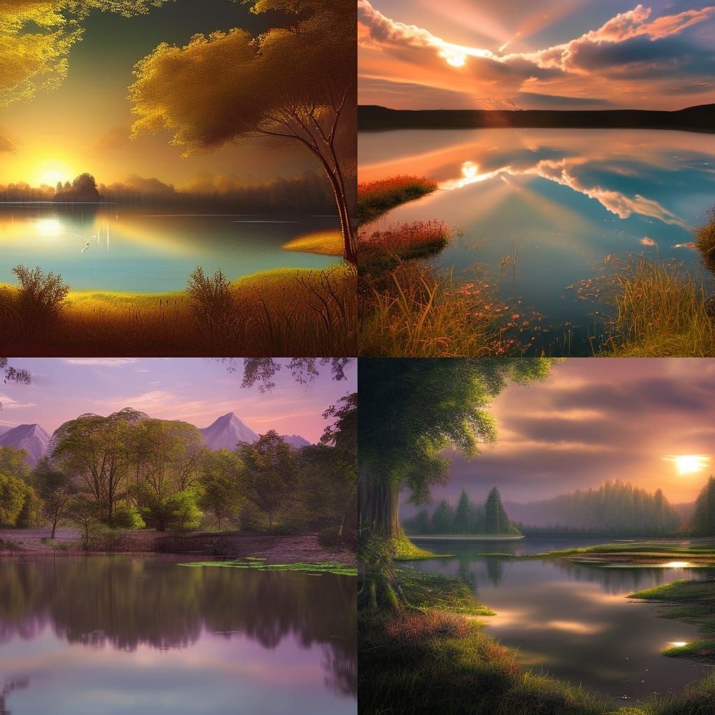 The Sunset - AI Generated Artwork - NightCafe Creator