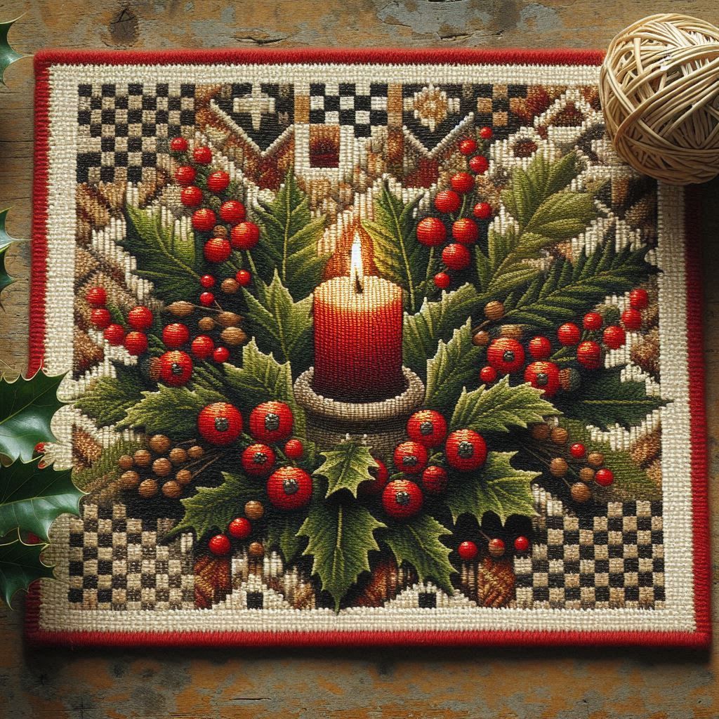 Festive Woven Mat