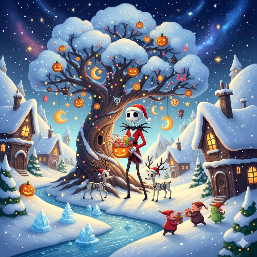 When Halloween collides with Christmas