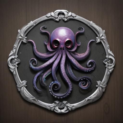 Belt Buckle Metal Octopus - AI Generated Artwork - NightCafe Creator