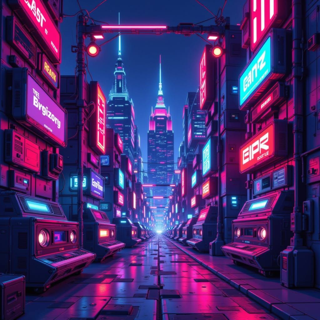 <lora:Future Obsolete:1.0> Village, cassette futurism