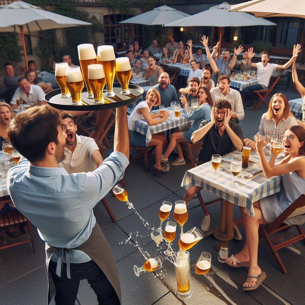 One second before disaster