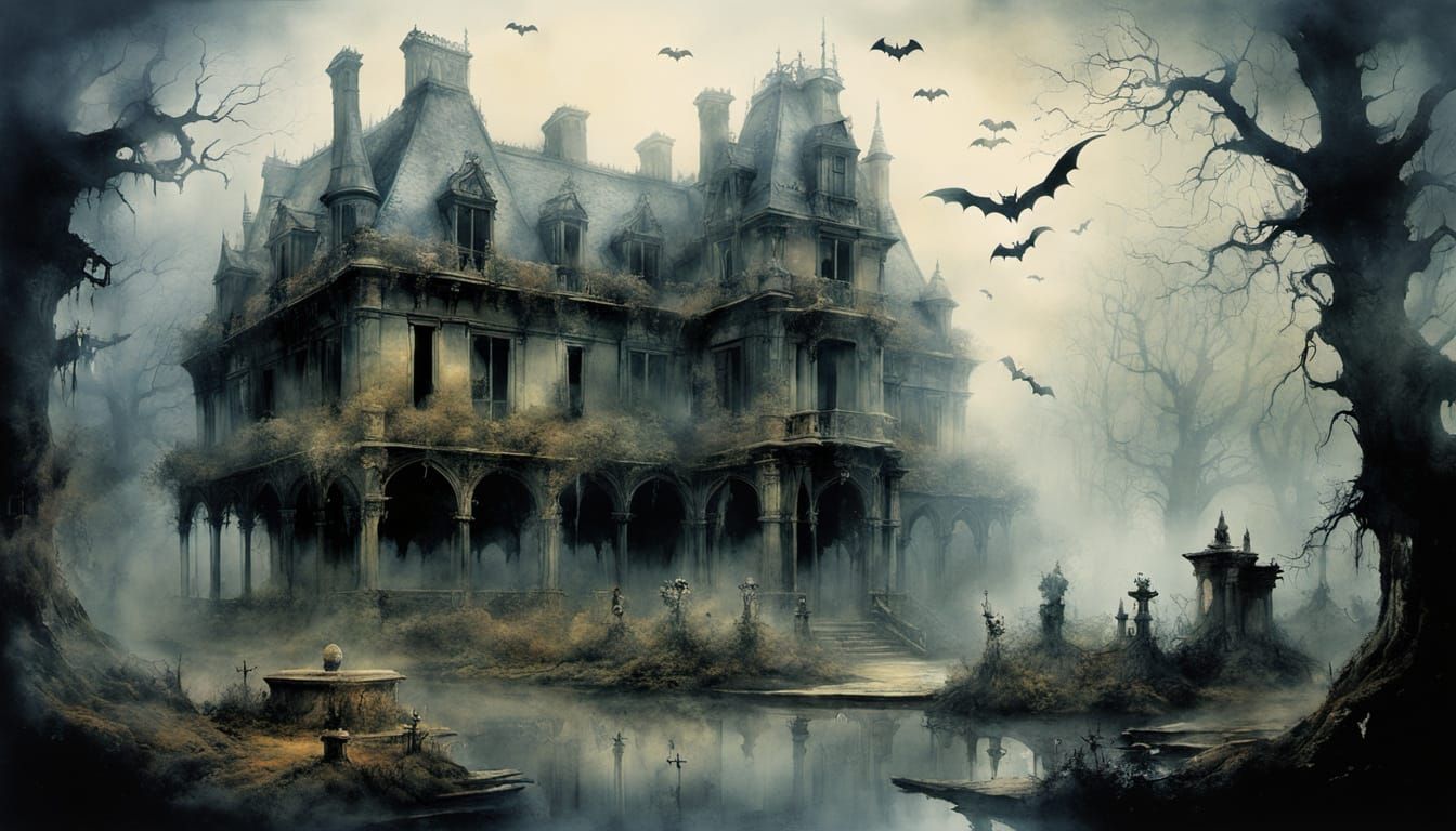 Abandonned House  by @Gothic Vampire Poetry