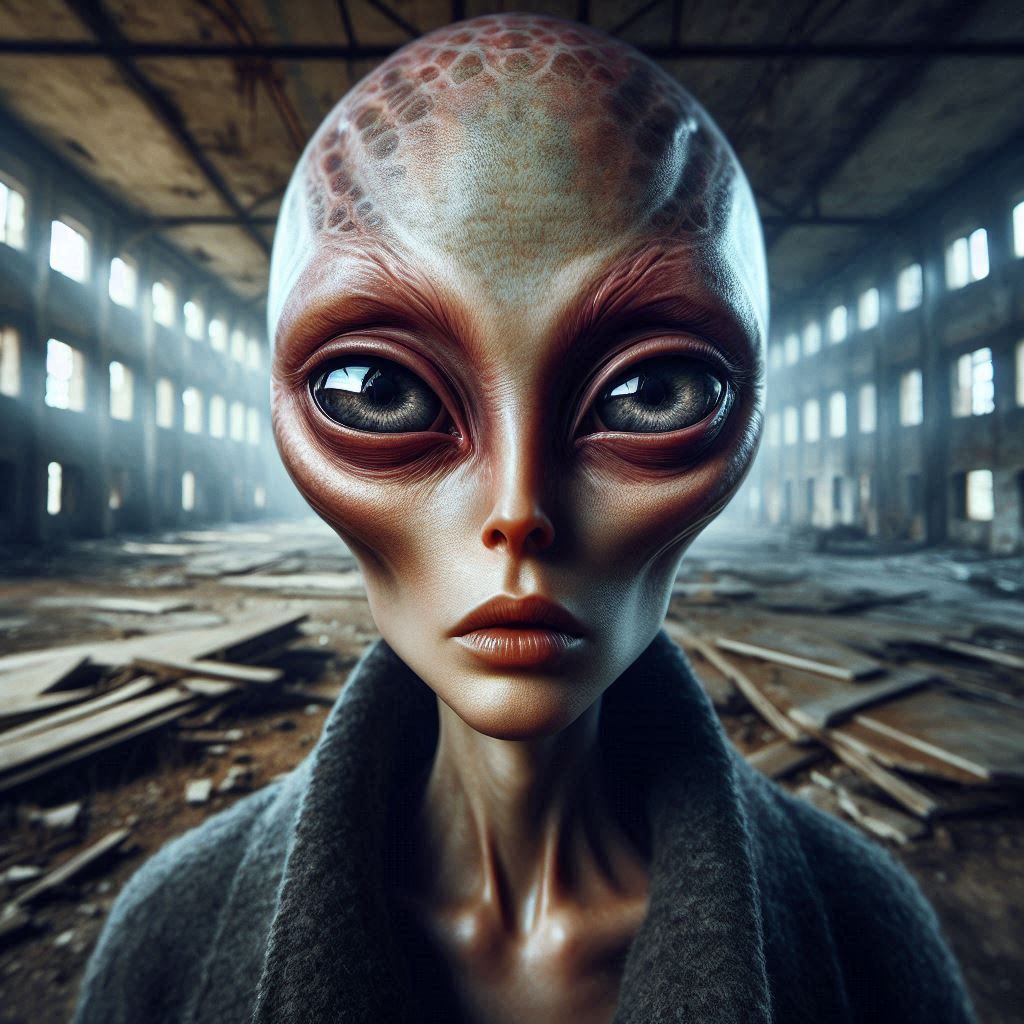 Classified alien portraits. HumptDumpt
