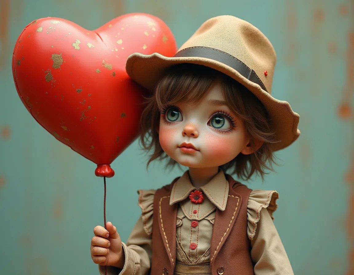 Girl with a red balloon