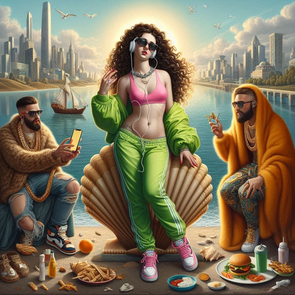 Modern Botticelli's Venus