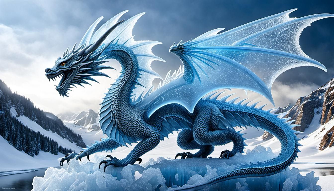 Dragon Ice Sculpture