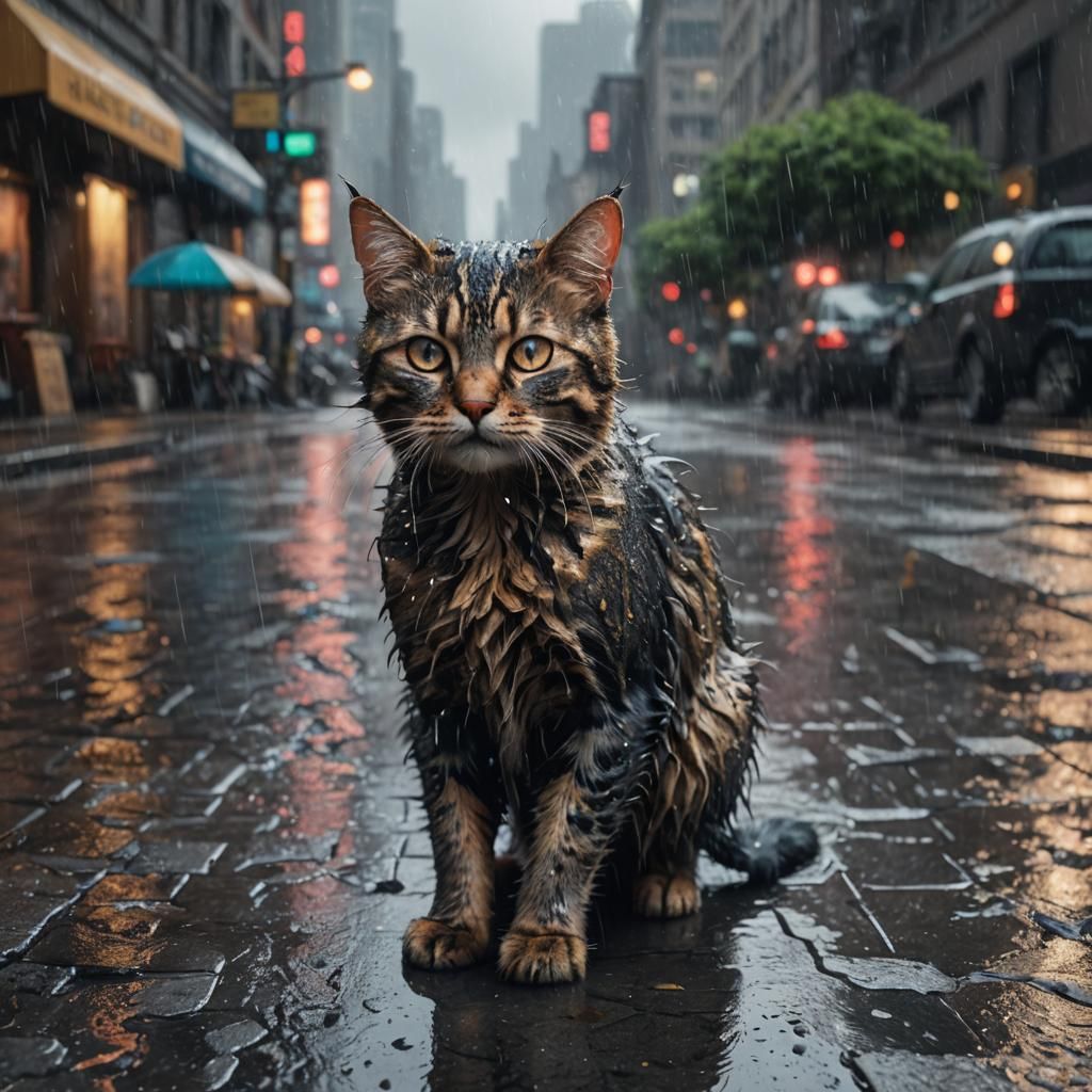 Lost in the rain   by @Marcel