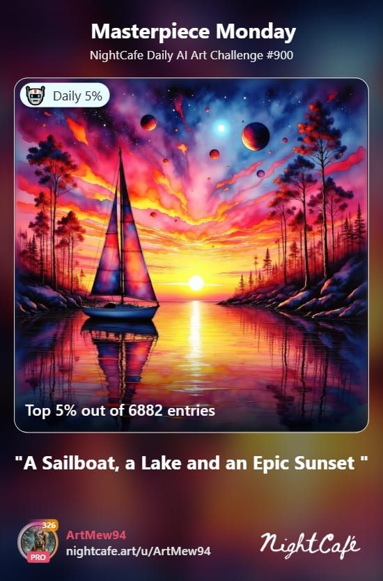 A Sailboat, A Lake and an Epic Sunset
