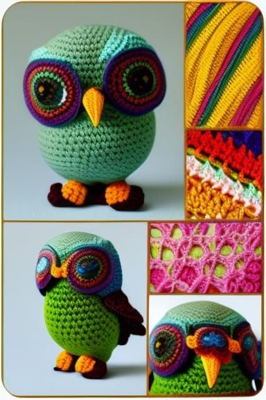 Yarn Owl Details