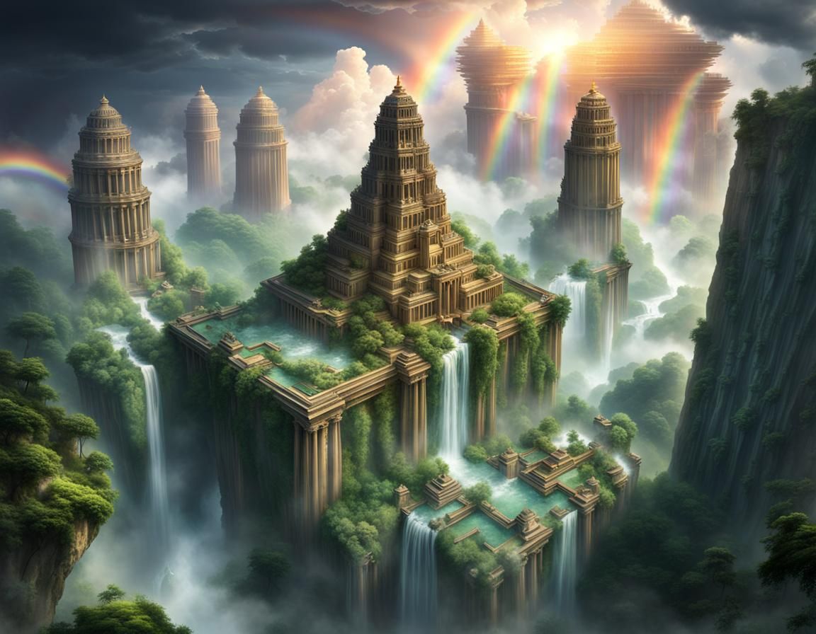 Divine Realm  by @Faceless Dude