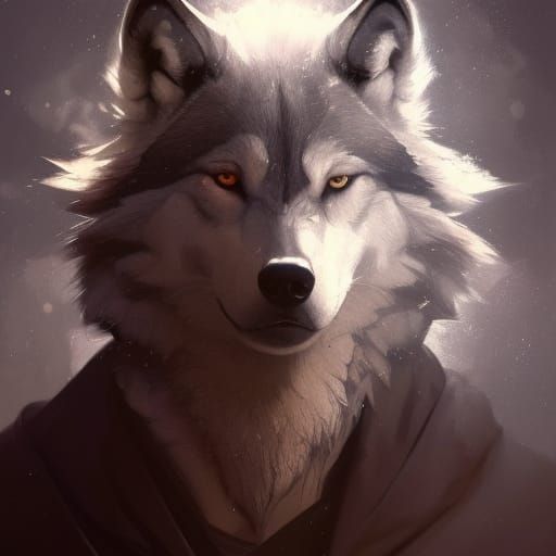 A man with wolf ears - AI Generated Artwork - NightCafe Creator