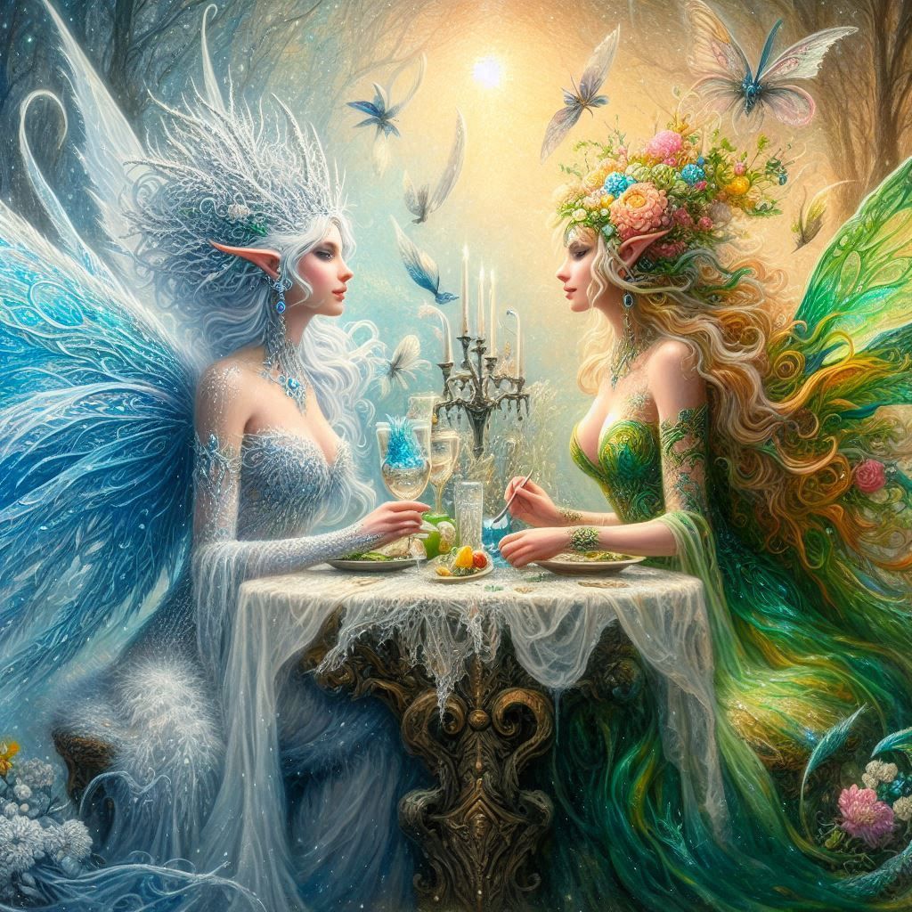 At the Equinox, Winter and Summer May Share a Meal