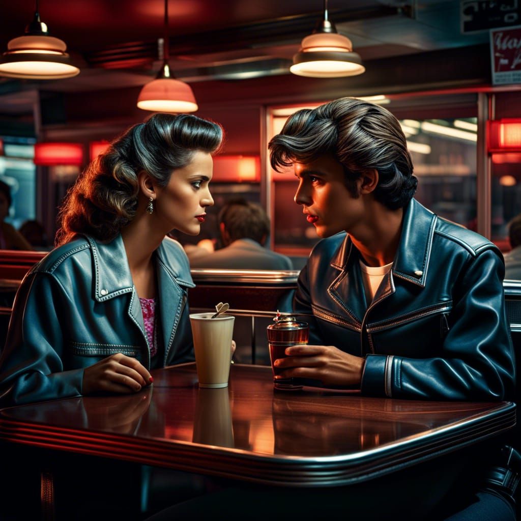 Date night ca. 1985 AI Generated Artwork NightCafe Creator