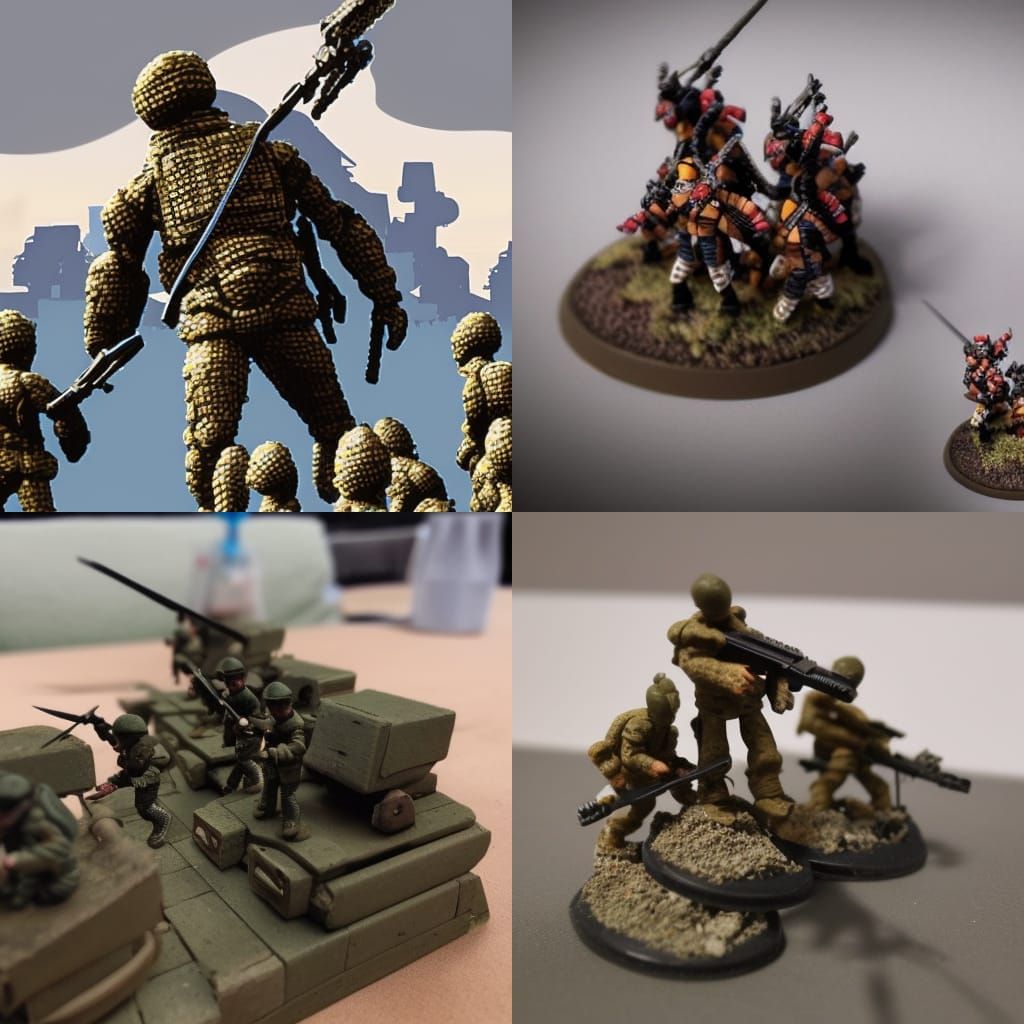 tiny army coming to life