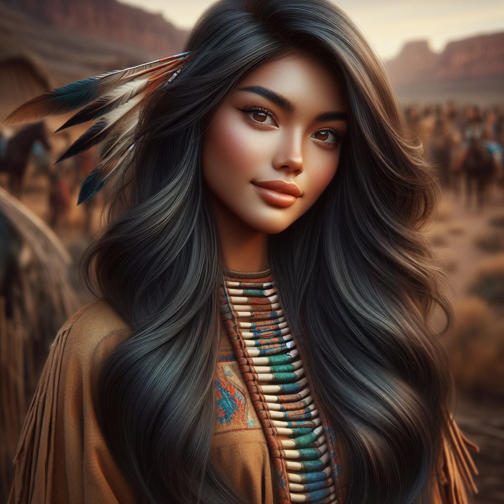 Native American Woman of the Hopi Nation