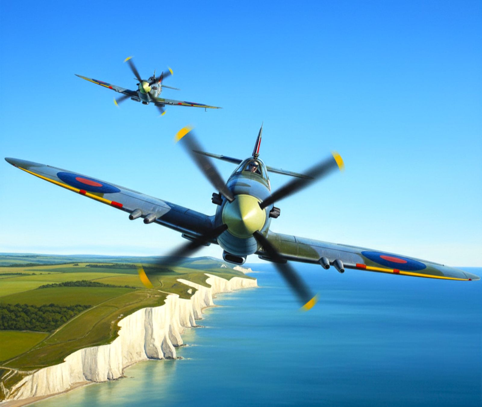 Spitfires over The South Downs