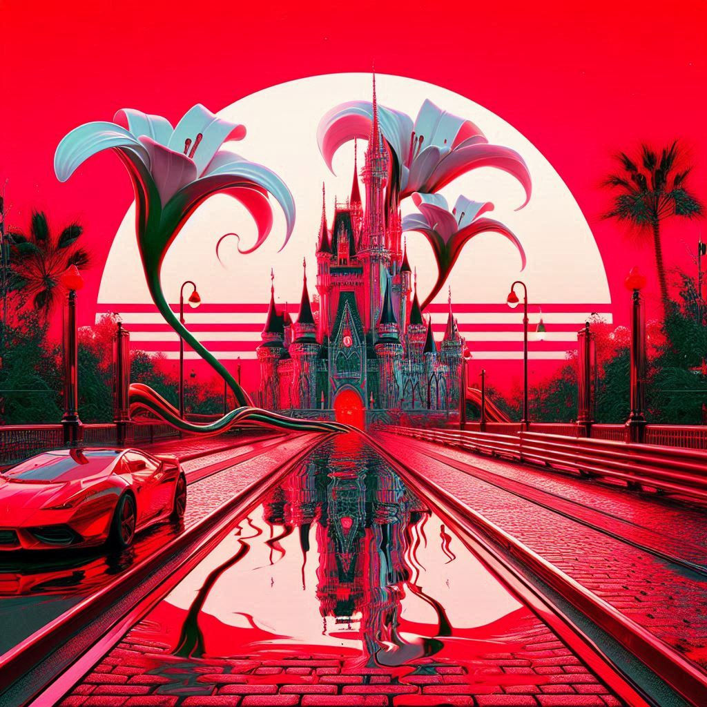 Big Lilies in Disneyland