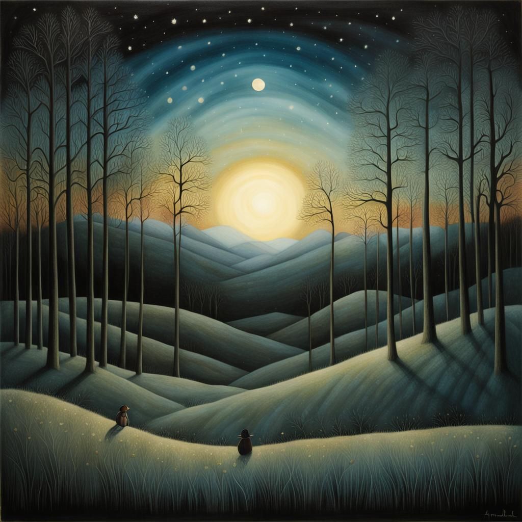 "In the middle of the night lies the beginning of the new da...