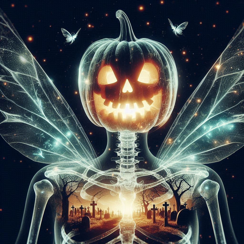 Pumpkin head fairy