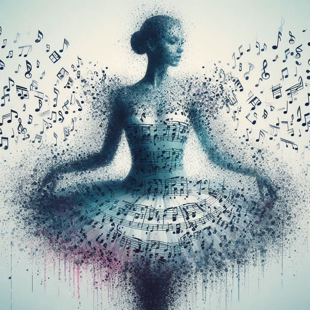 double exposure beautiful fantasy DALL-E 3 portrait landscap...