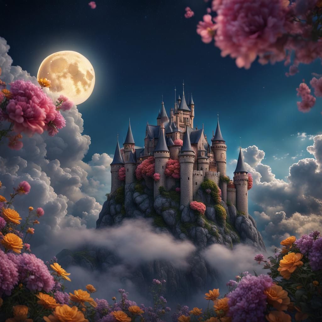 A castle between clouds 🏰