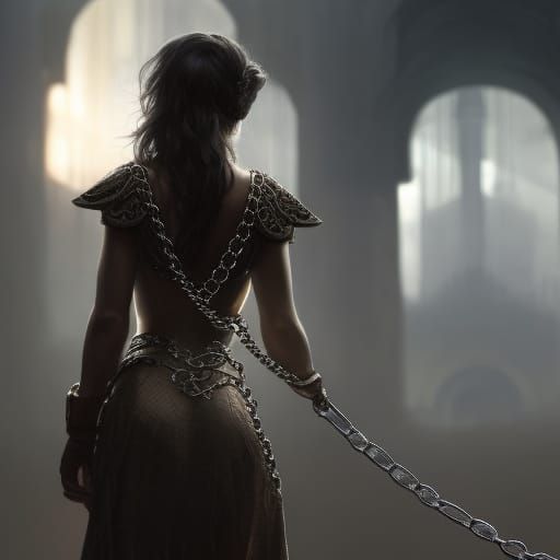 In chains