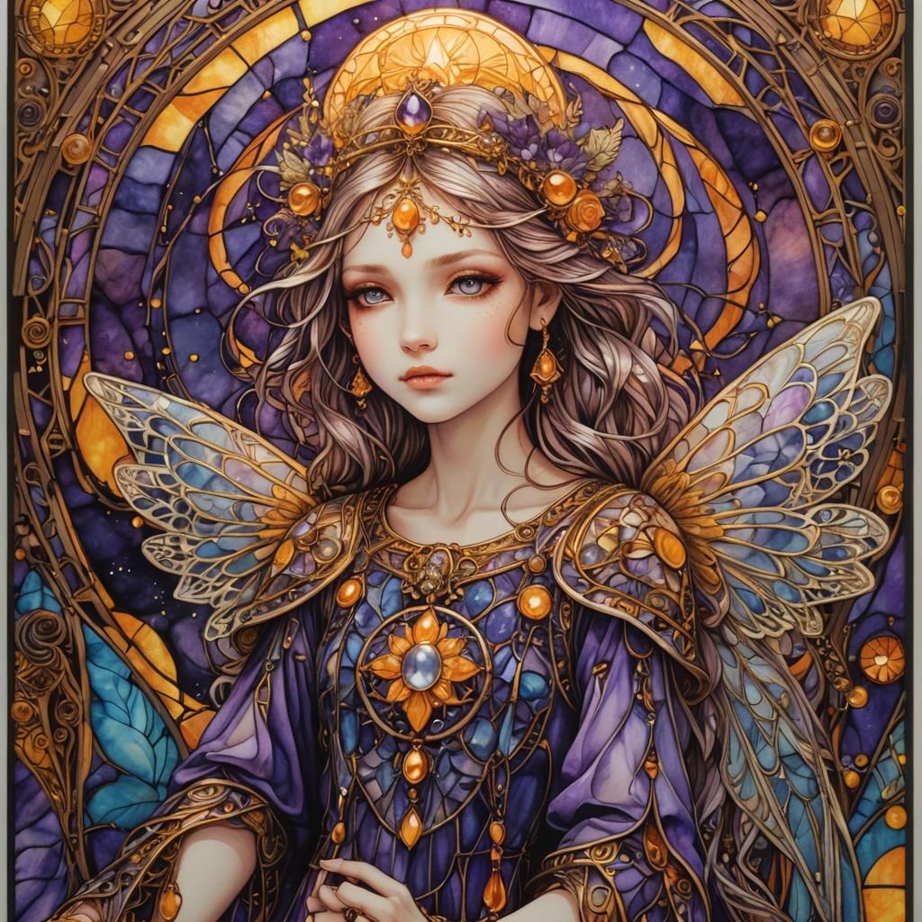 Through the glass window shines the sun