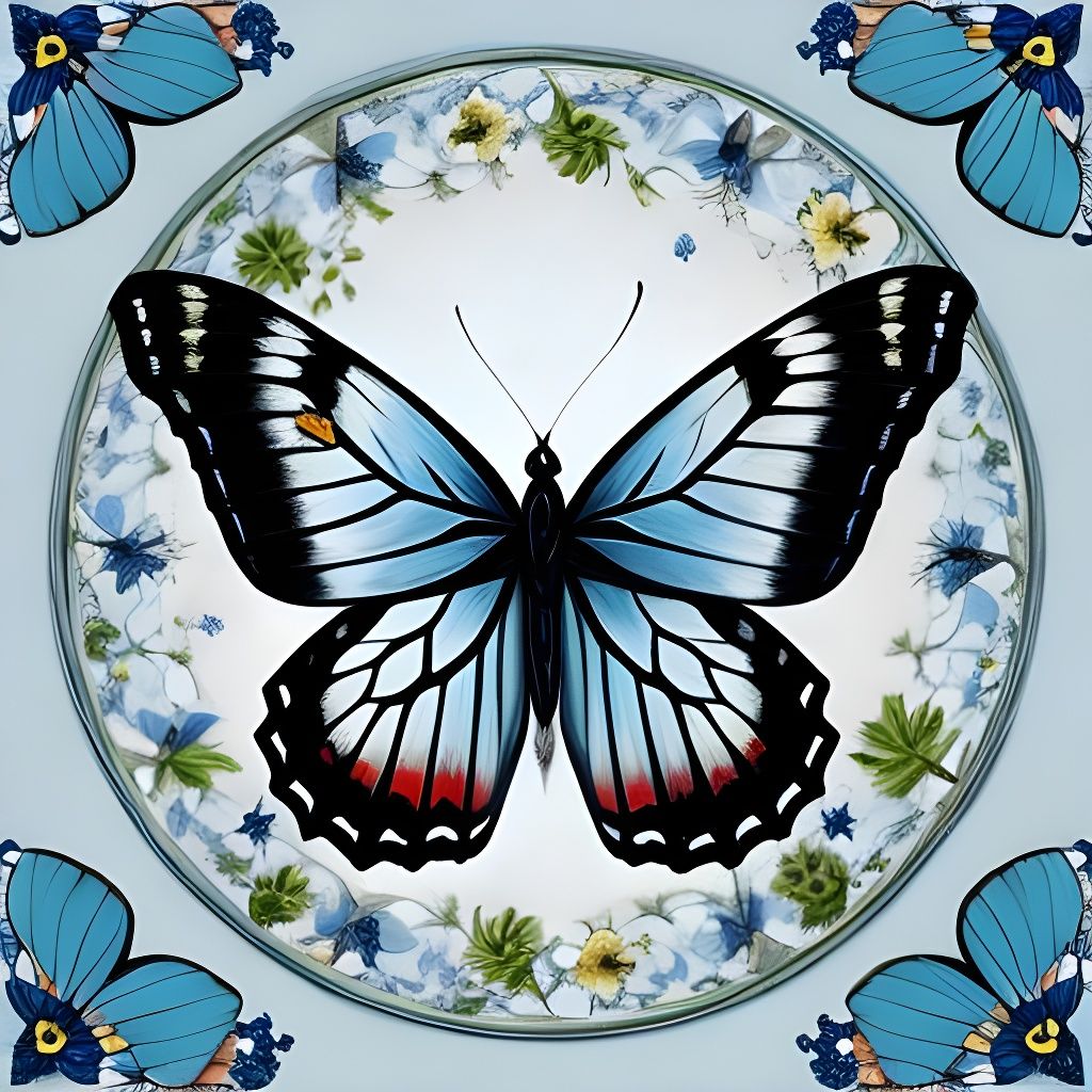 Colorful Butterfly: An AI Generated Image