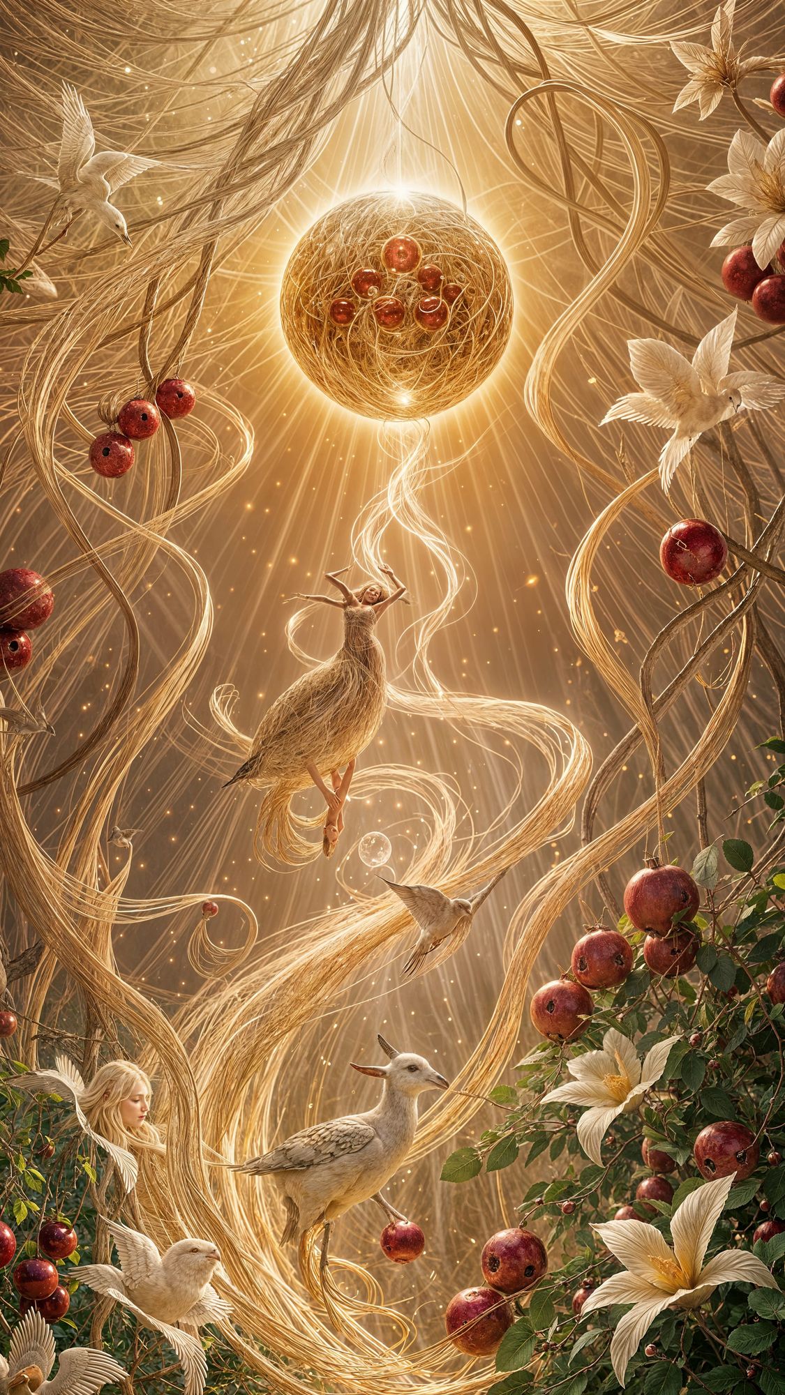 Symbolic transcendent entity. I tried to push creative enhance.. 