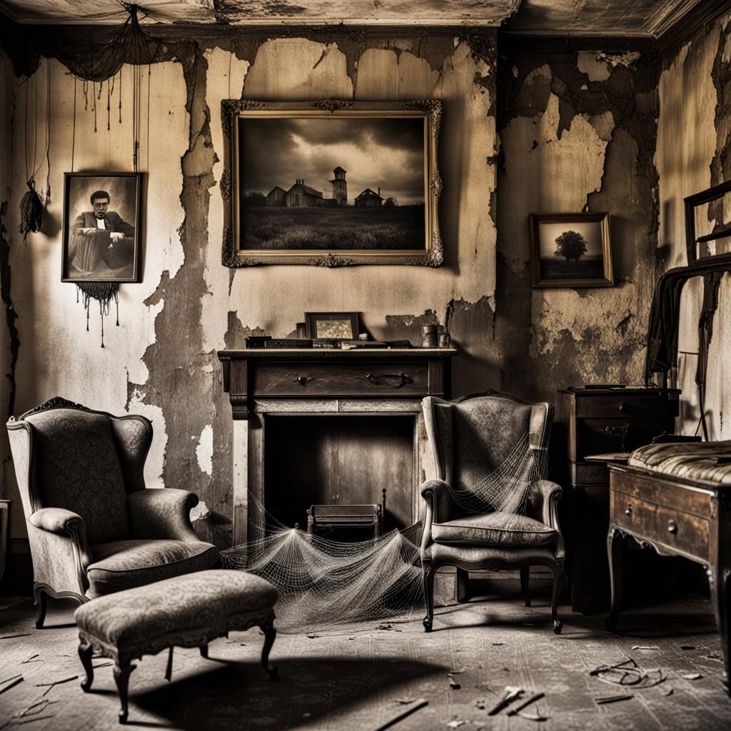 The sitting room where grandpa shared stories of his childhood days   by @Jen