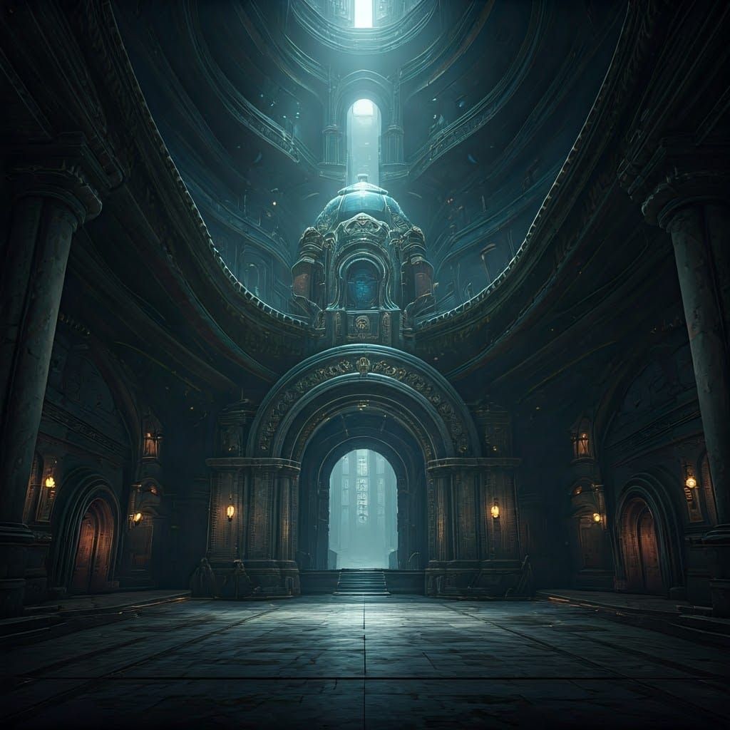 Surrealistic Tigress in Mystic Forest with Glowing Feline Ki...