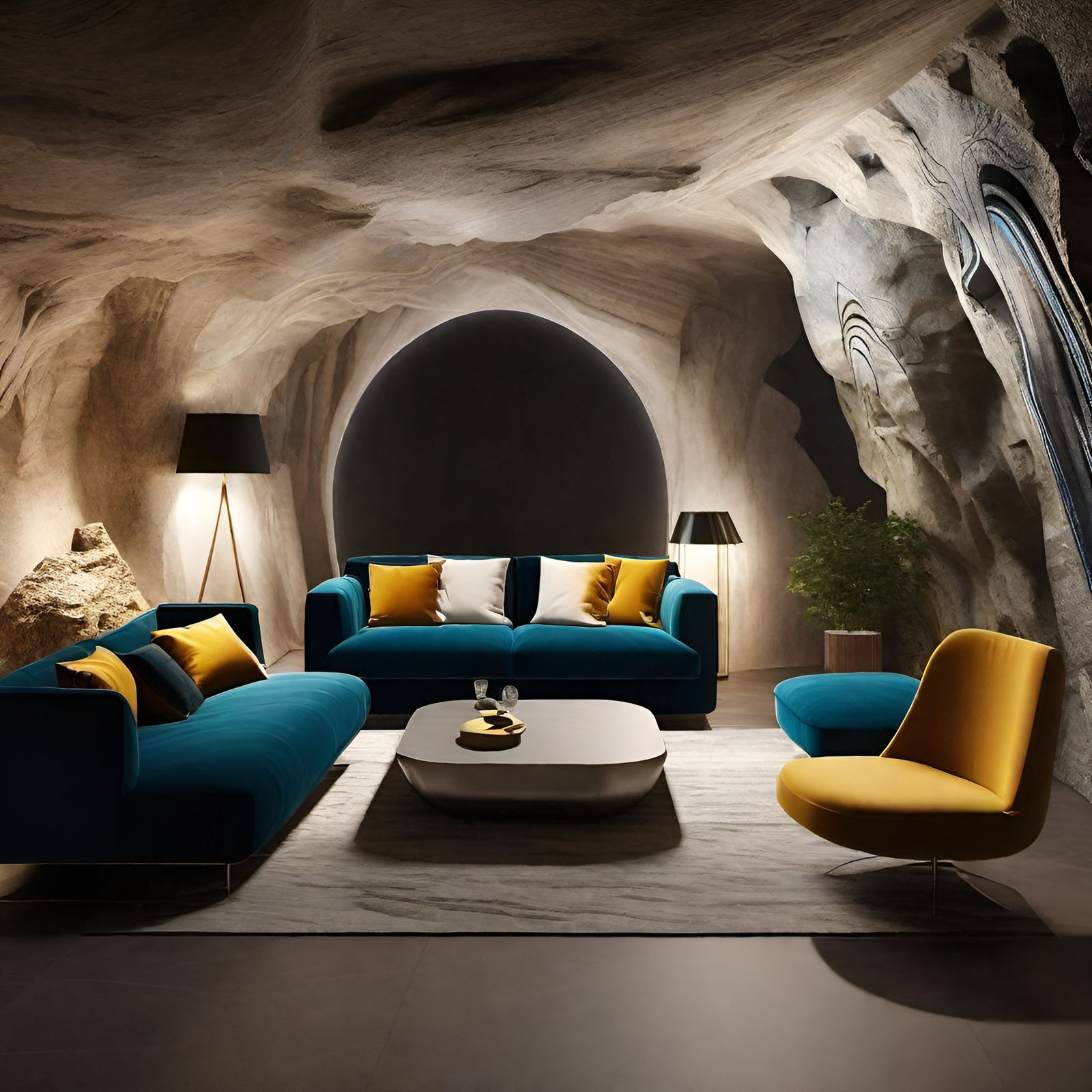 Cave apartment!