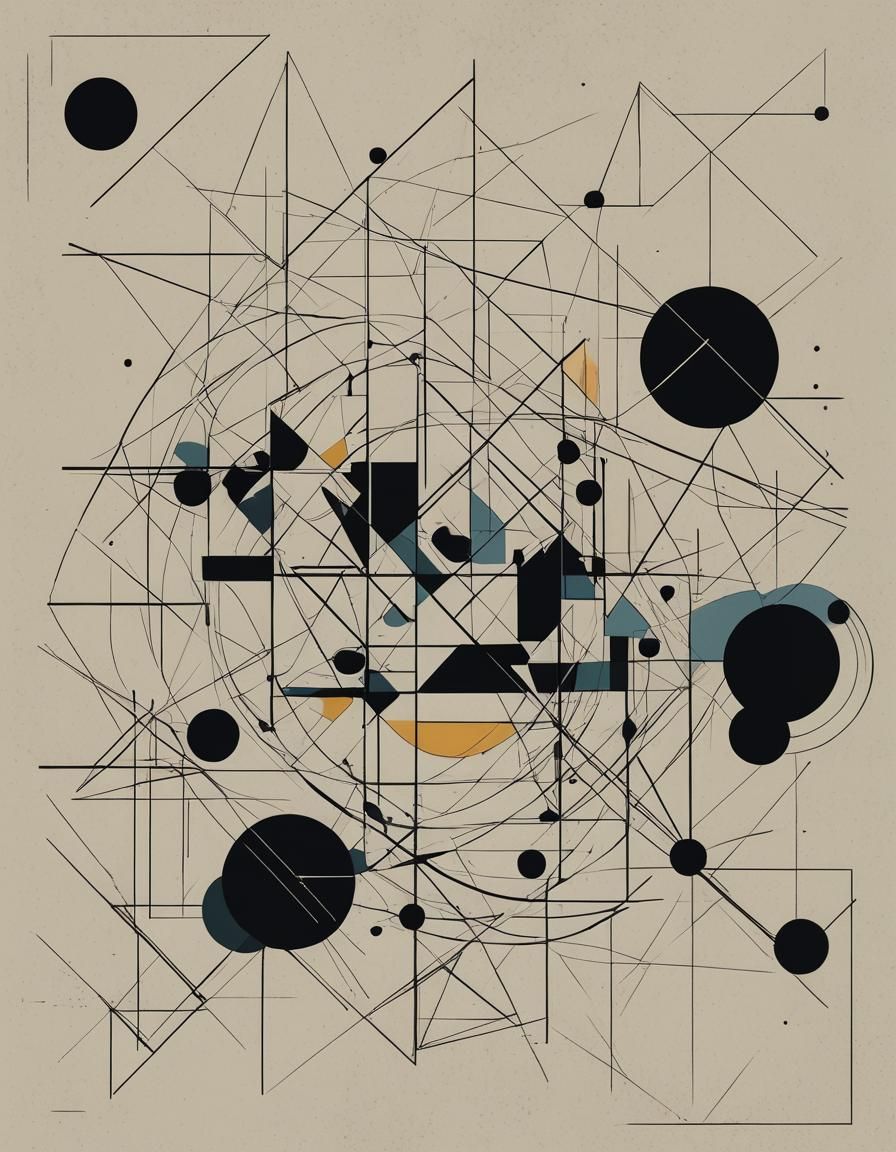 Abstract Bauhaus Art